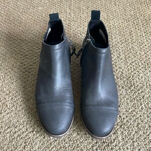 TOMS Black Reece Booties